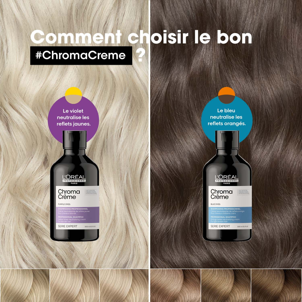 Serie Expert Chroma Crème Shampoing Bleu