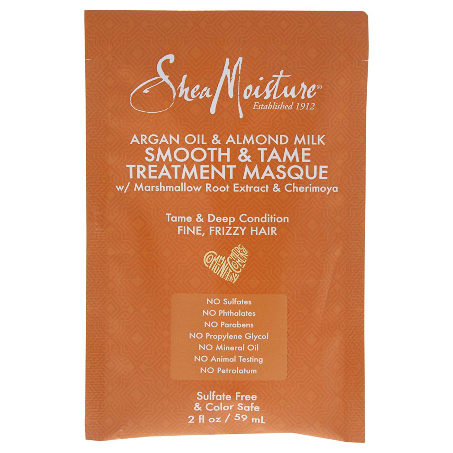 Shea Moisture Smooth & Tame Treatment Masque - Masque 57g