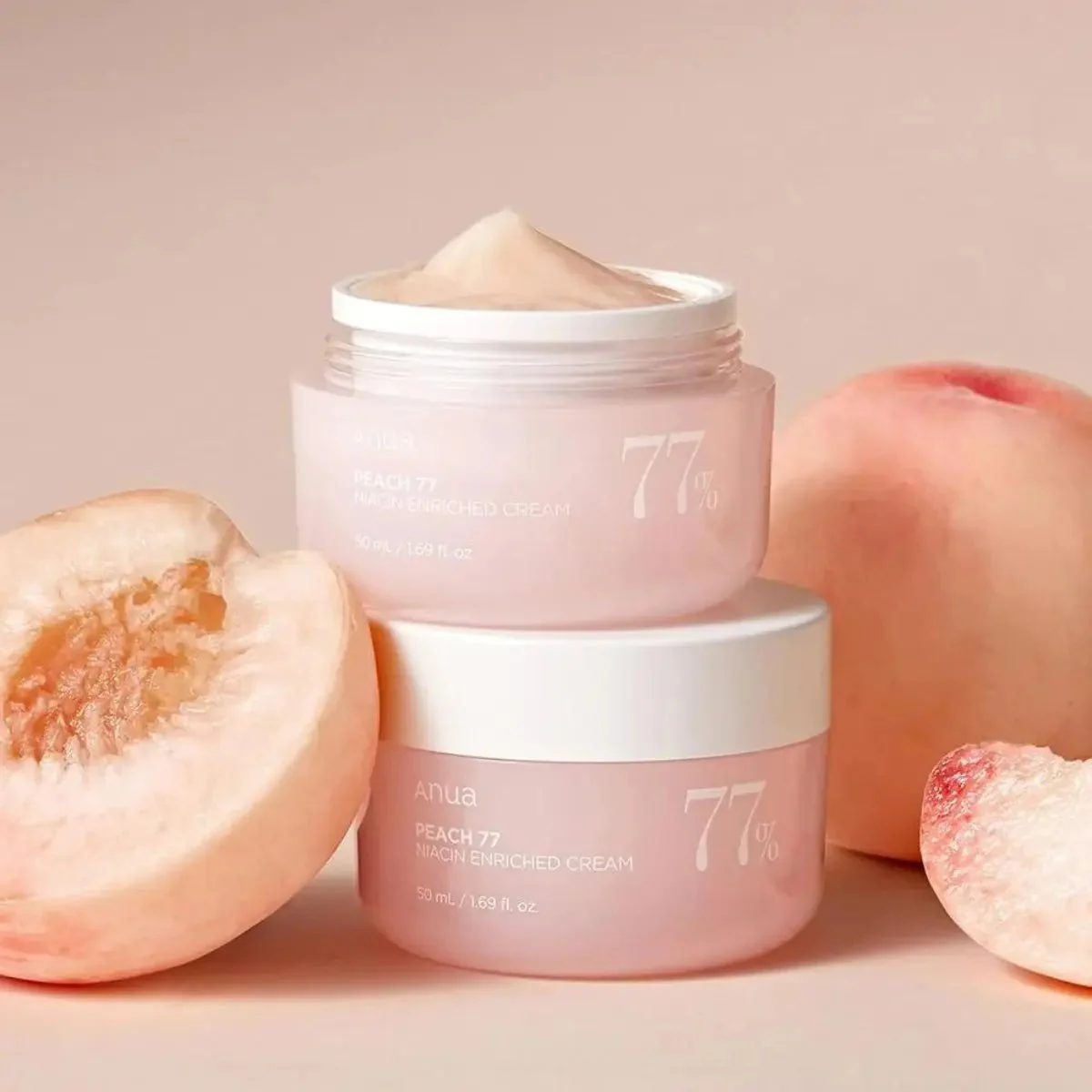 Peach 77% Niacin Enriched Cream