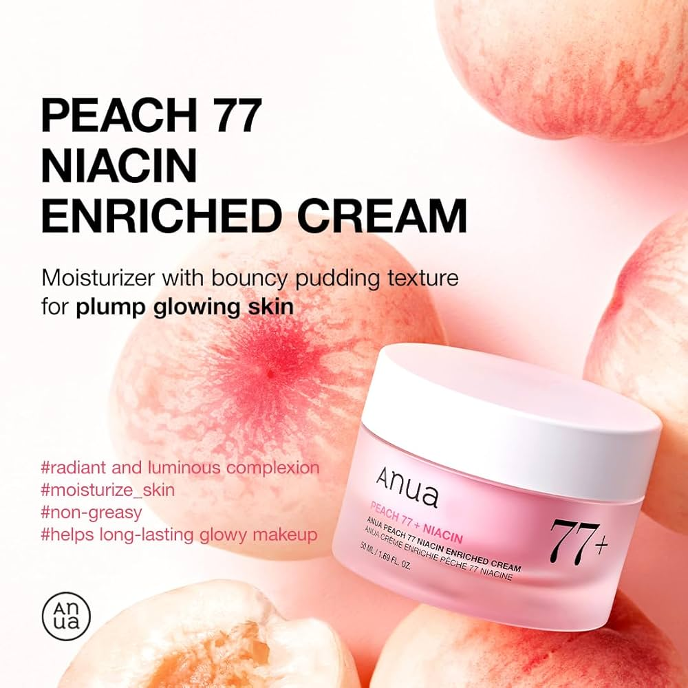 Peach 77% Niacin Enriched Cream