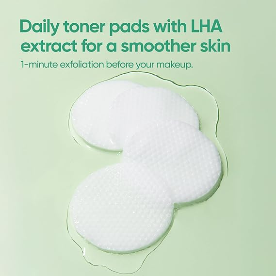 Clean It Zero Green Peel Toner Pads (LHA Vegan Blend)