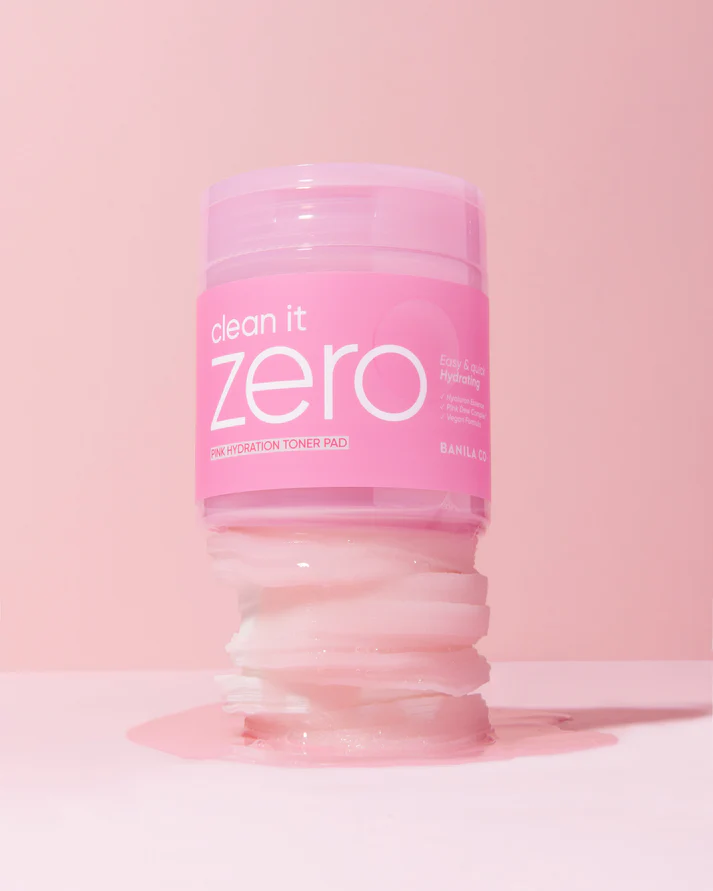 Clean It Zero Pink Hydration Toner Pads