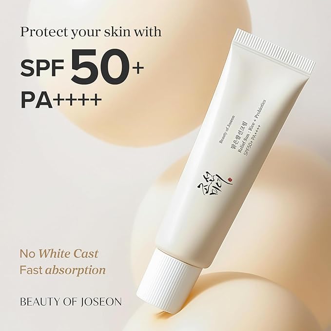 Crème Solaire Relief Sun SPF50+ PA++++ au Riz & Probiotiques