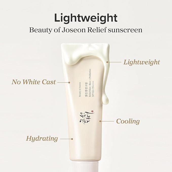 Crème Solaire Relief Sun SPF50+ PA++++ au Riz & Probiotiques