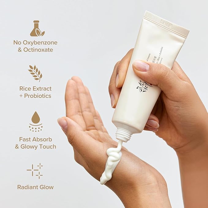 Crème Solaire Relief Sun SPF50+ PA++++ au Riz & Probiotiques
