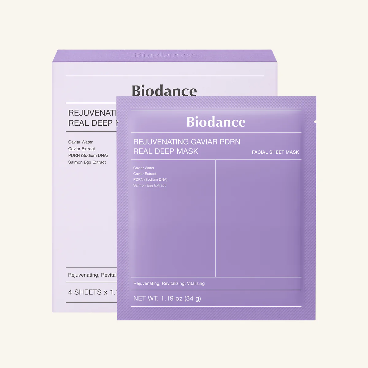 Rejuvenating Caviar PDRN Real Deep Mask