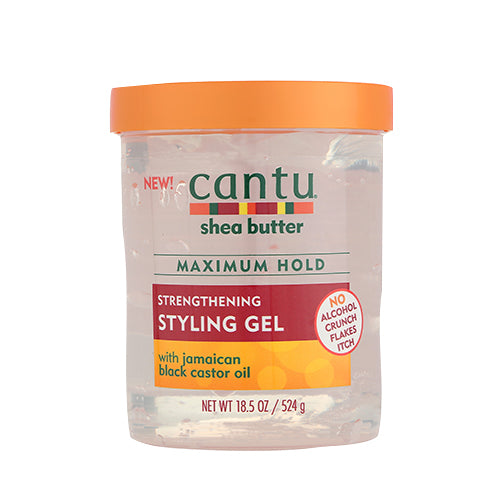 Cantu Shea Butter Strengthening Styling Gel Jamaican Black Castor Oil - Gel Coiffant à l&