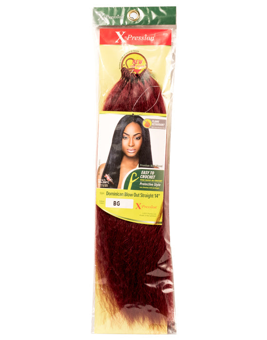 XPRESSION Mèche Crochet Braid Dominican Blow Out Straight 18&