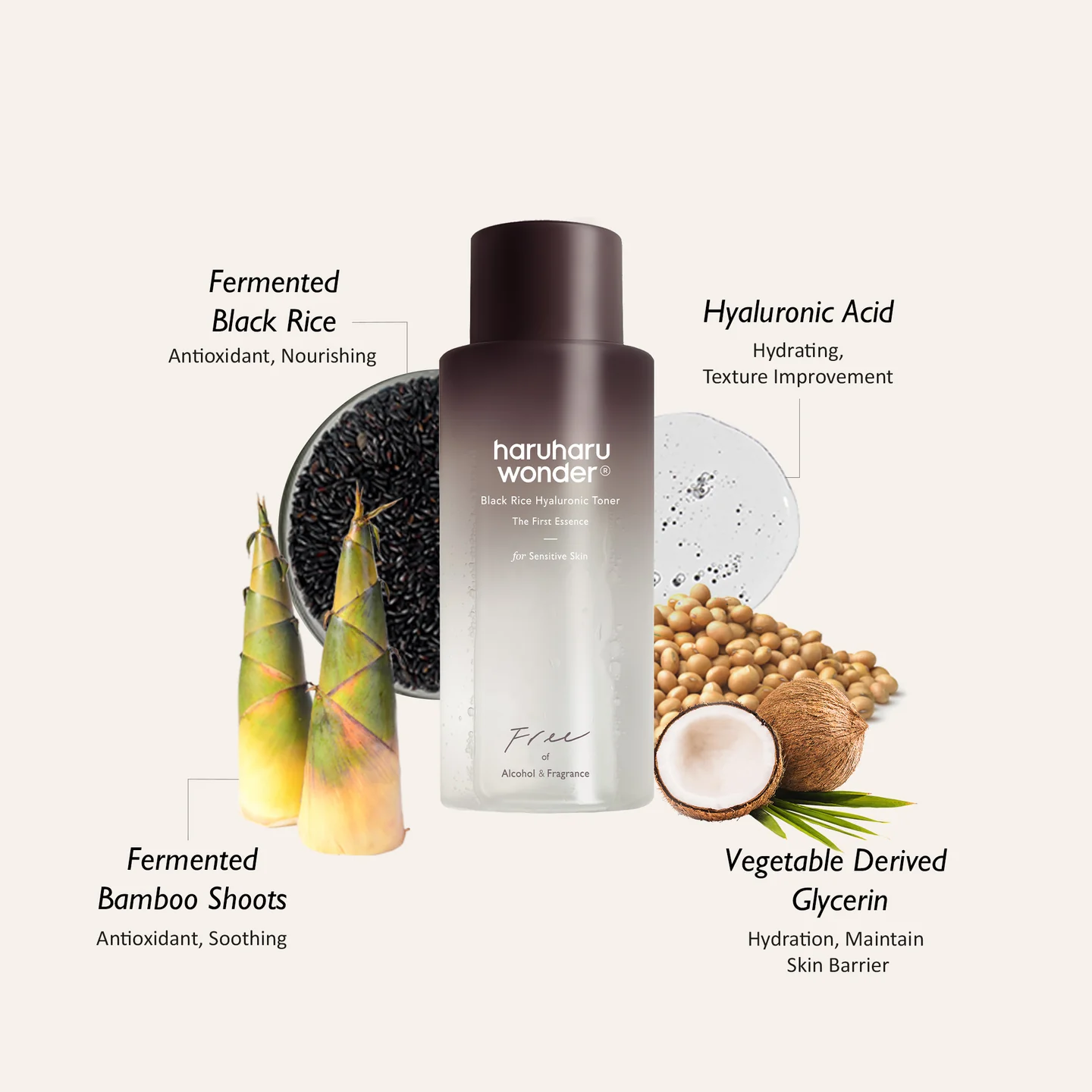 Black Rice Hyaluronic Toner Sensitive Skin