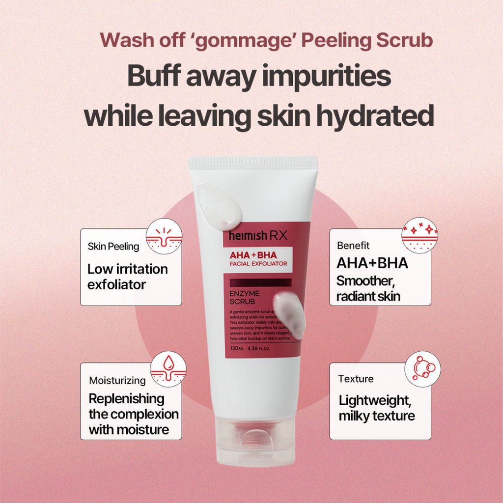Rx AHA BHA Enzyme Scrub – Facial Exfoliating Scrub