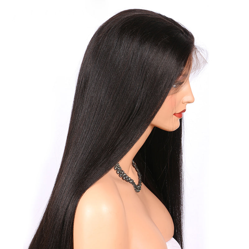 Perruque Lace Wig Brésilienne Straight Couleur Naturelle