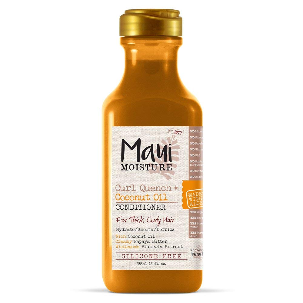 Maui Moisture HYDRATATION DES BOUCLES + HUILE DE NOIX DE COCO - Après-Shampoing 385ml