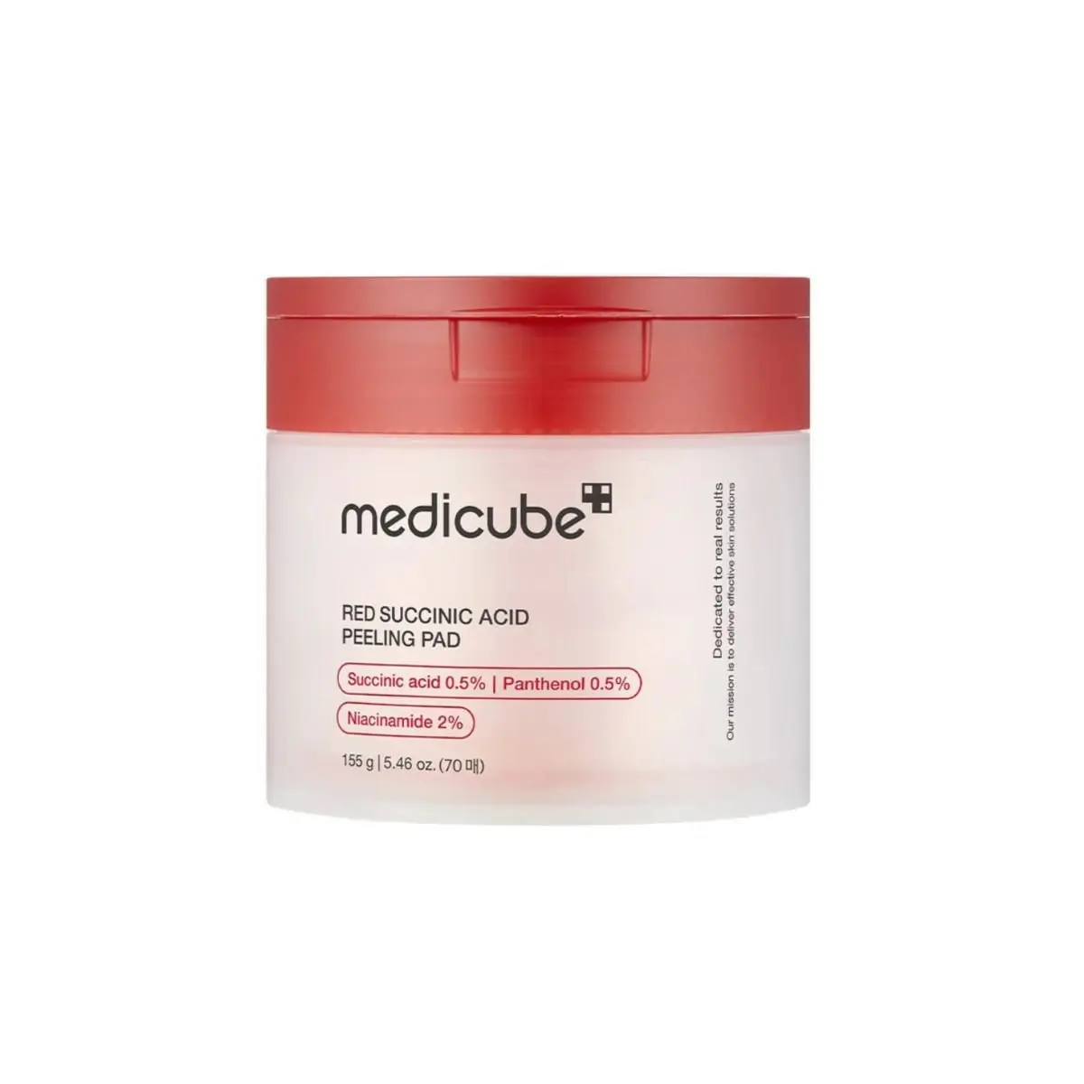 Red Succinic Acid Facial Toning Pads