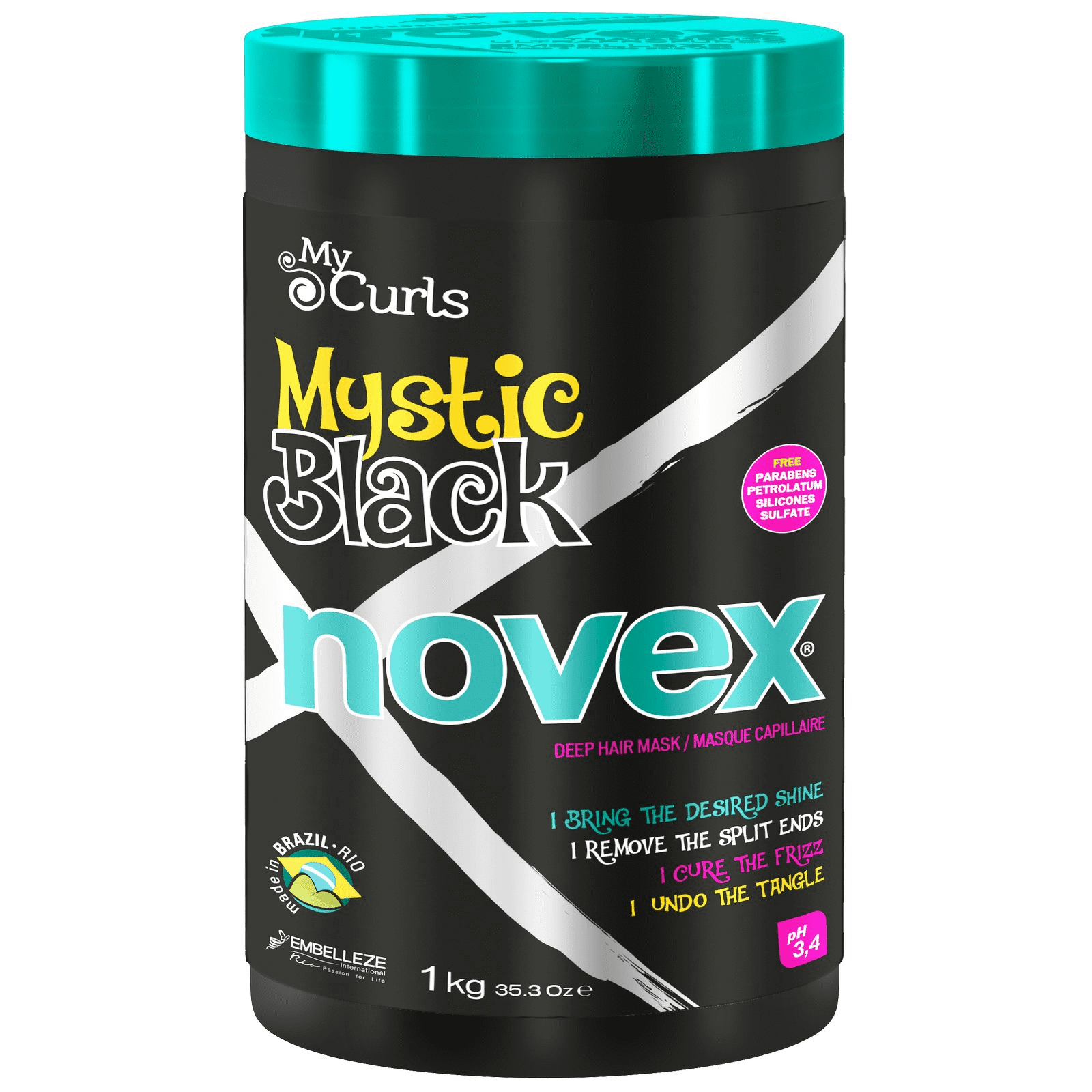 Novex Mystic Black Masque Capillaire 1kg