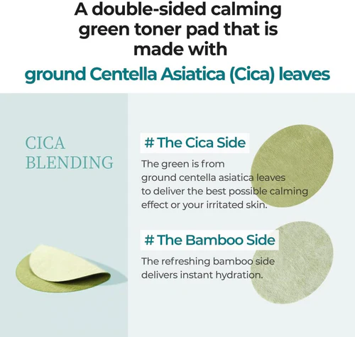 No.1 Centella Re-Leaf Green Toner Pad