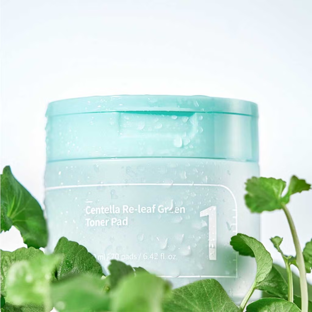 No.1 Centella Re-Leaf Green Toner Pad