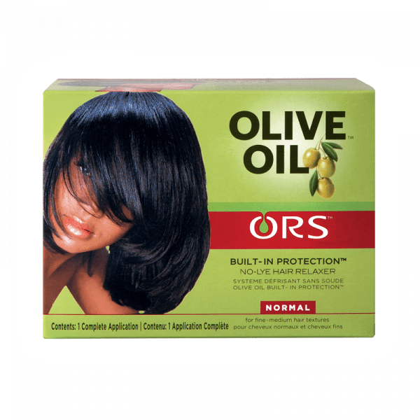 Organic Root Stimulator Olive Oil Relaxer Kit Regular - Kit Défrisant Normal