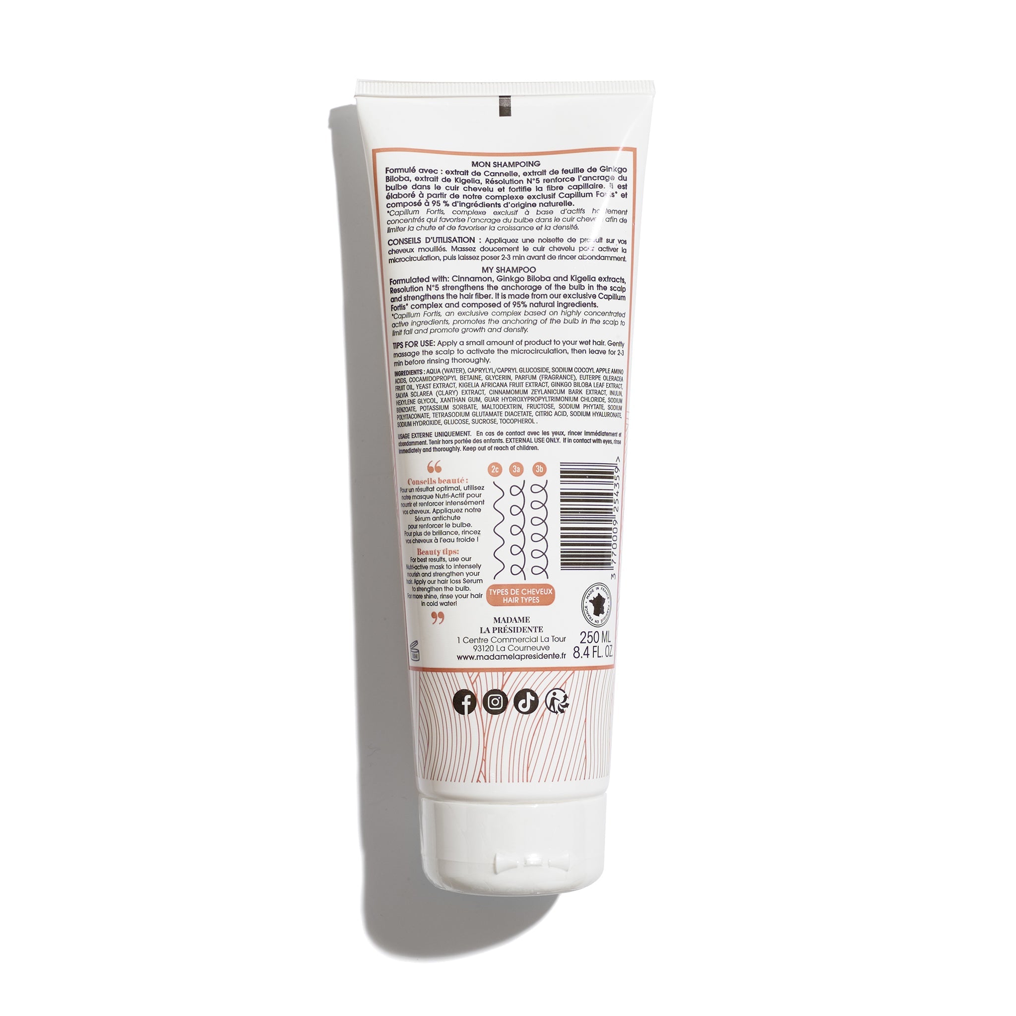 RESOLUTION N°5 (SHAMPOING CHEVEUX BOUCLES)