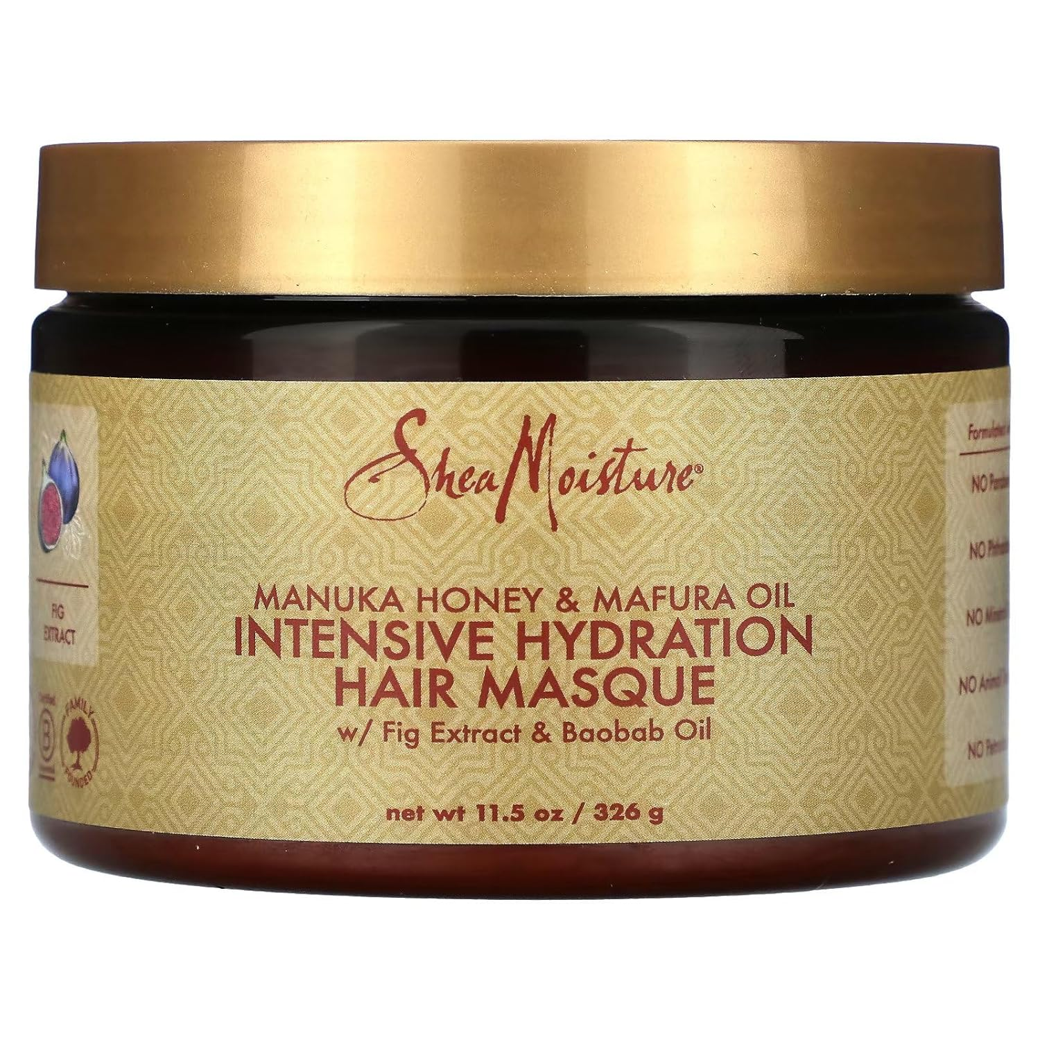 Shea Moisture Manuka Honey & Mafura Oil Intensive Hydration Hair Masque - Masque Capillaire 340 g
