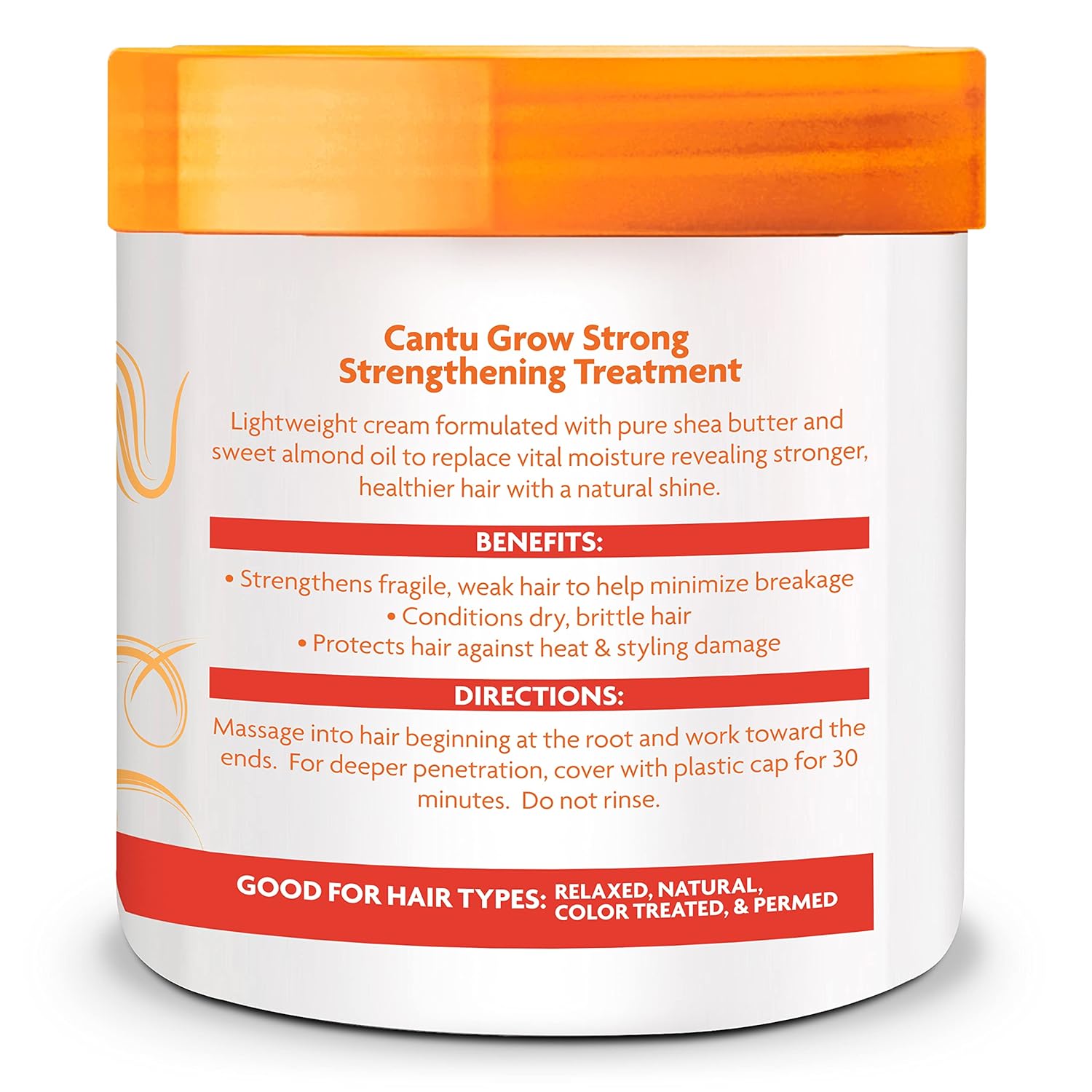 Cantu Grow Strong Strengthening Treatment - Soin Réparateur et Fortifiant pour Cheveux