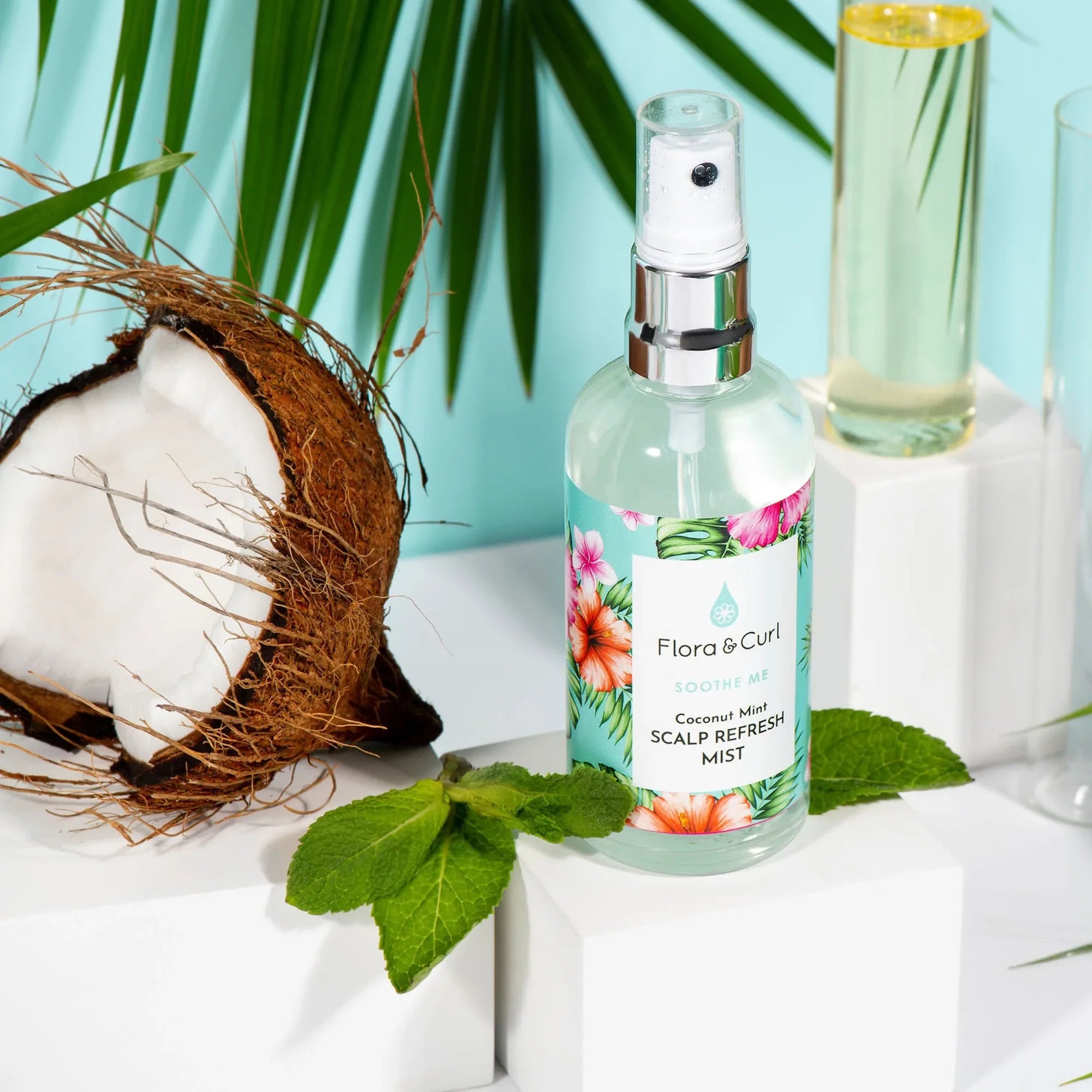 Brume Rafraîchissante pour le Cuir Chevelu à la Noix de Coco et à la Menthe