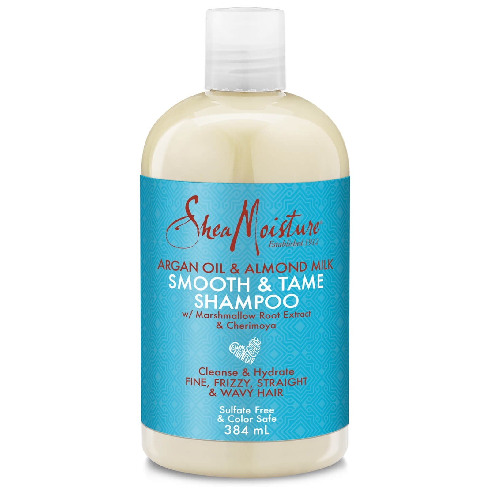 Shea Moisture Argan Oil & Almond Milk Shampoo - Shampoing 384ml