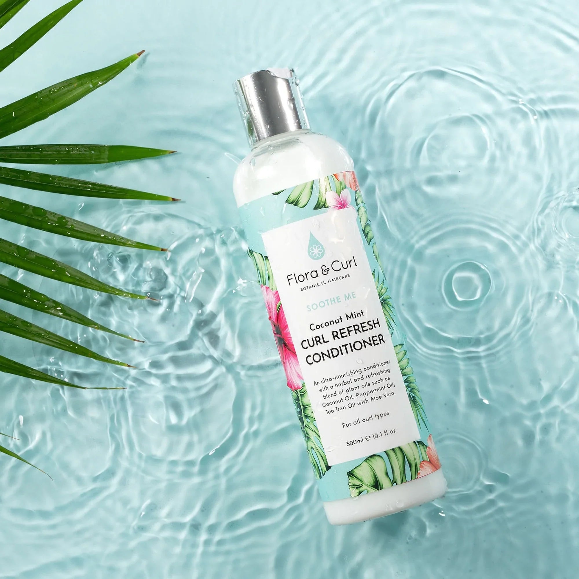 Après-Shampoing Rafraîchissant pour les Boucles à la Noix de Coco et à la Menthe