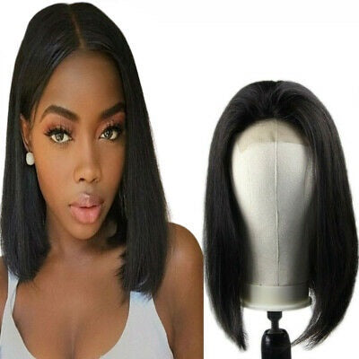 Lace Wig Frontal Brésilienne Straight Hair BOBO Couleur Naturel