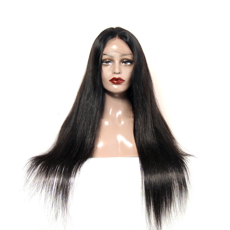 Lace Wig Frontal Indian Hair Couleur Naturelle 28 Pouces