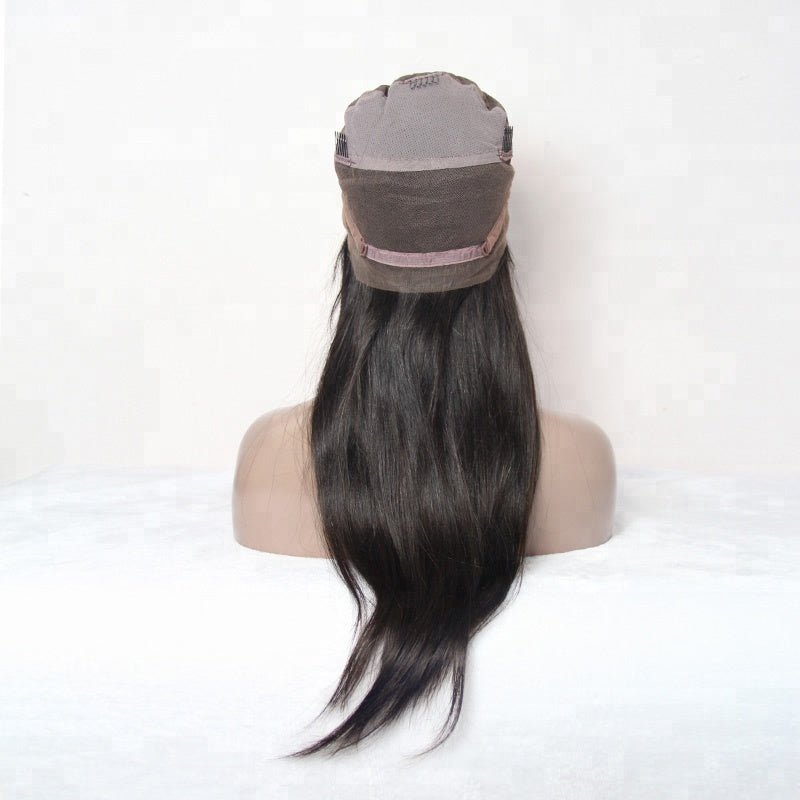Lace Wig Frontal Indian Hair Couleur Naturelle 28 Pouces