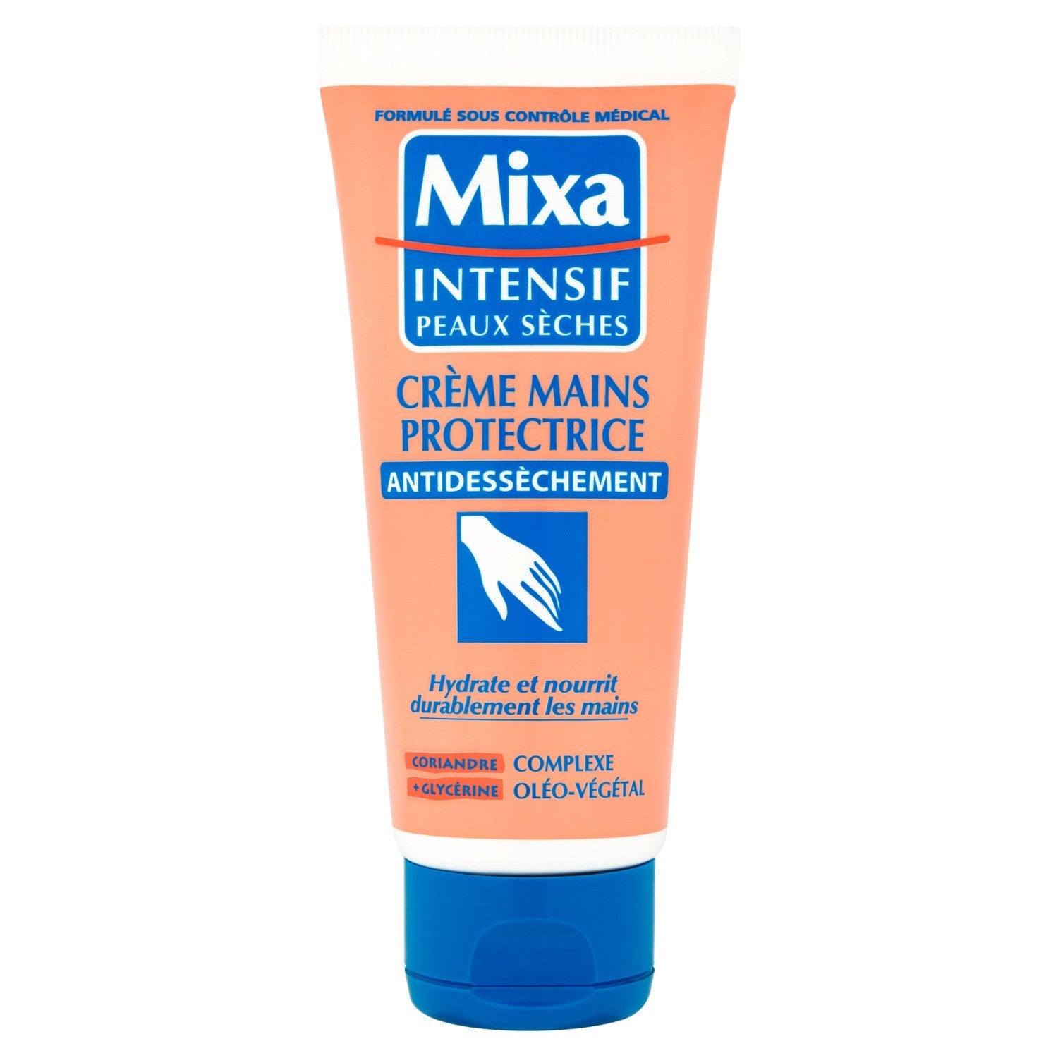 Mixa Intensif Peaux Sèches Crème Mains Protectrice Antidessèchement 100 ml