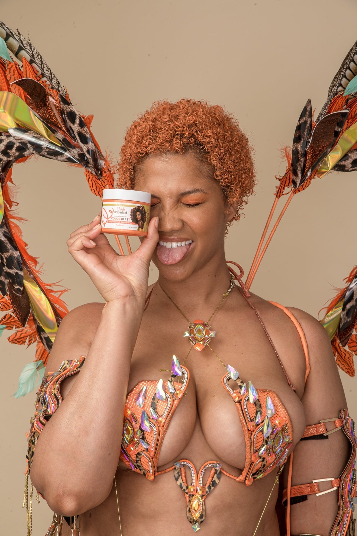 ORS CURLS Cire Colorante Color Blast - PEACHTREE