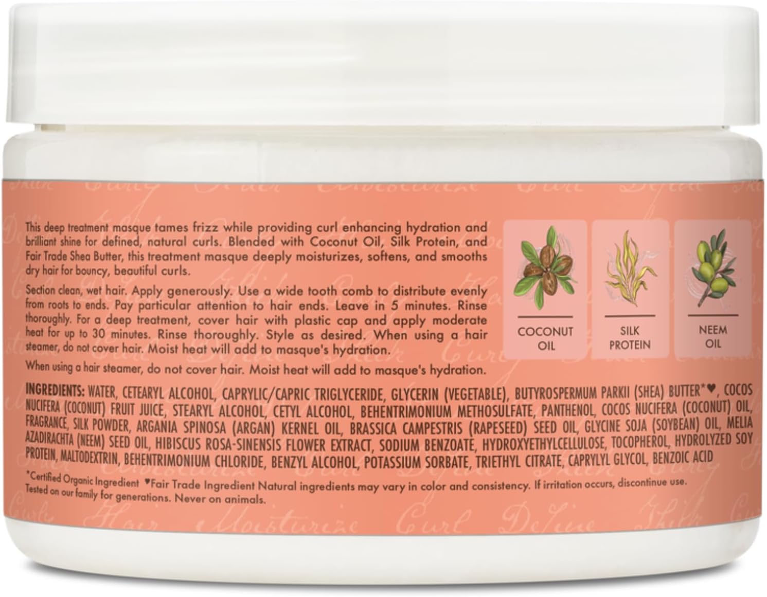 Coconut & Hibiscus Curl & Shine Hair Masque Capillaire