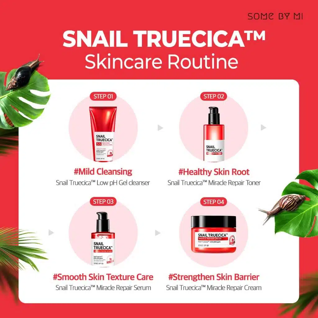 Snail Truecica Miracle Repair Starter Kit (Routine 4 soins)
