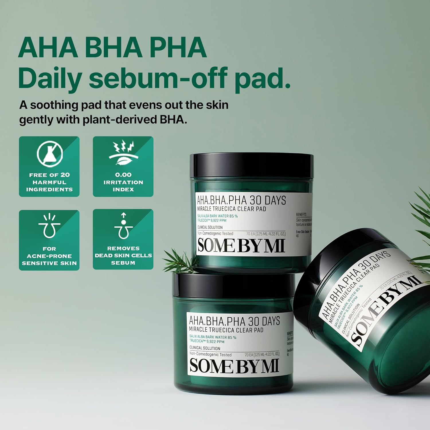 AHA BHA PHA 30 Days Miracle Truecica Clear Pad