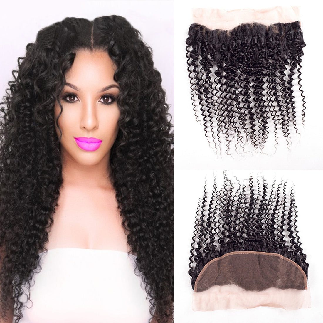 Full Lace Frontal 13x4 Jerry Curl