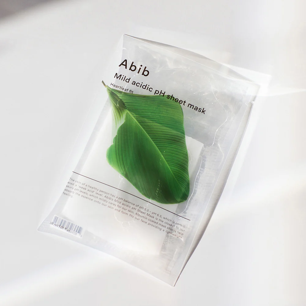 Mild Acidic pH Sheet Mask Heartleaf Fit