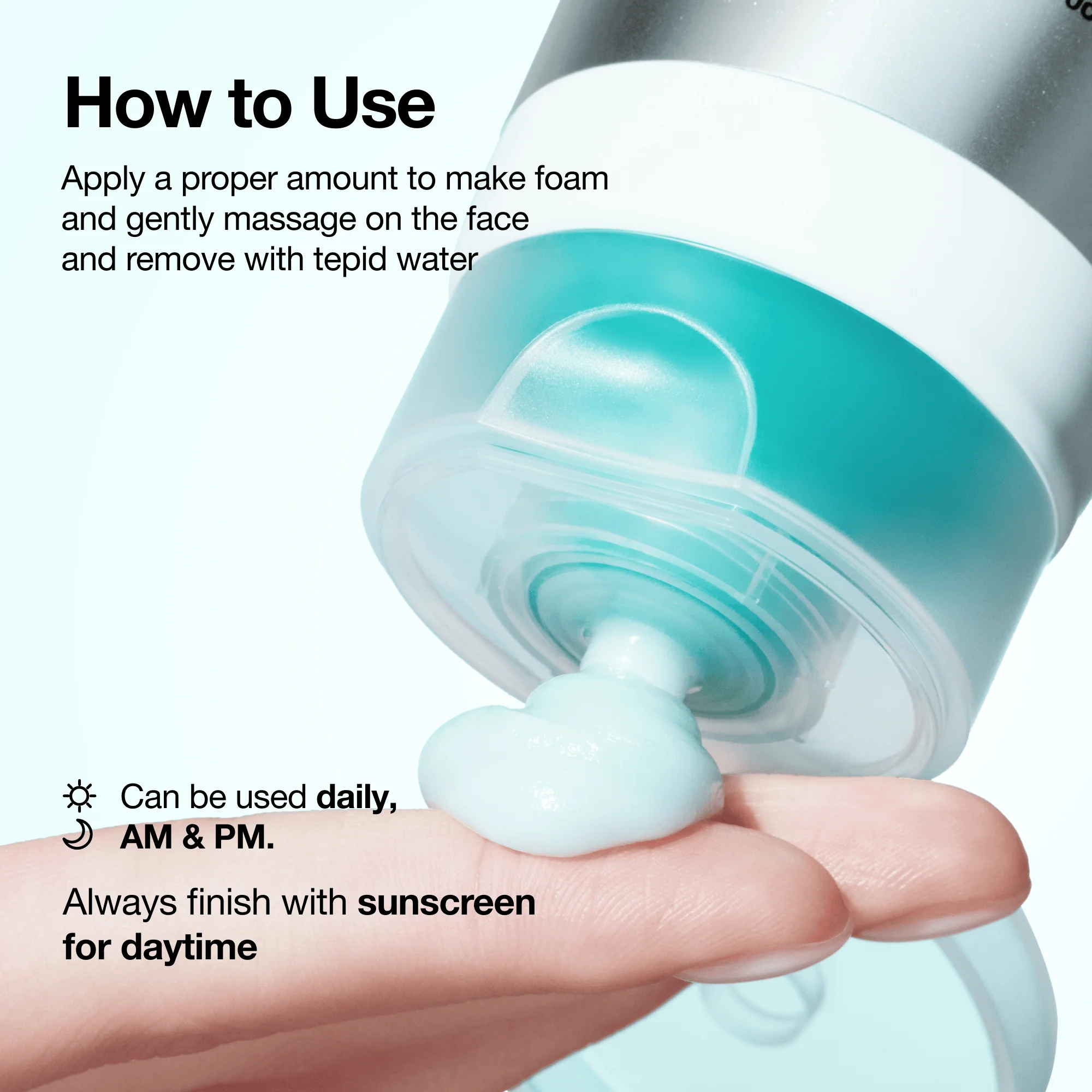 PDRN Hyaluronic Acid Moisturizing Cleansing Foam