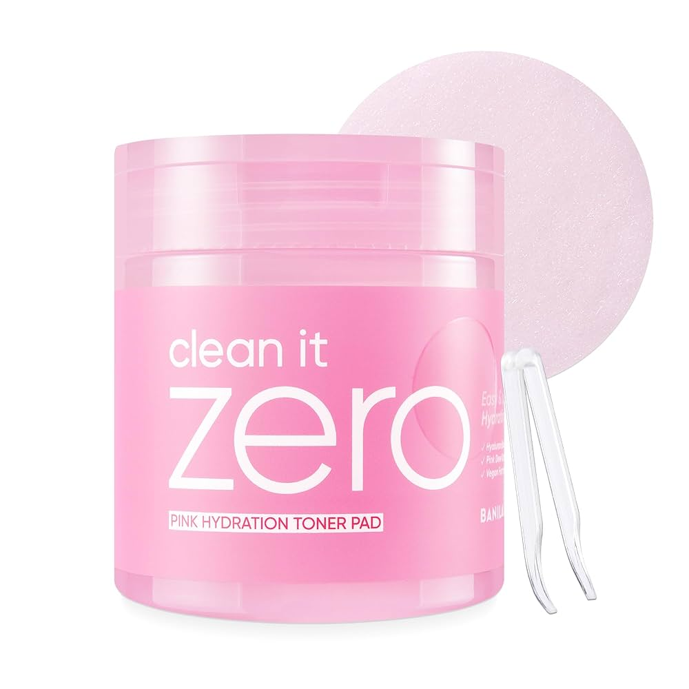 Clean It Zero Pink Hydration Toner Pads