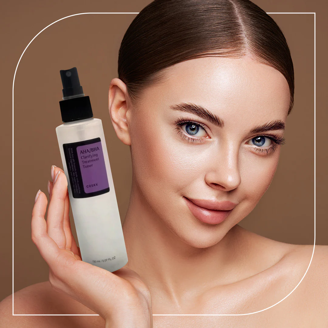 AHA/BHA Treatment Toner Exfoliant Visage