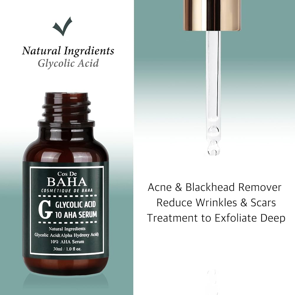 AHA Glycolic Acid 10% Serum with Witch Hazel