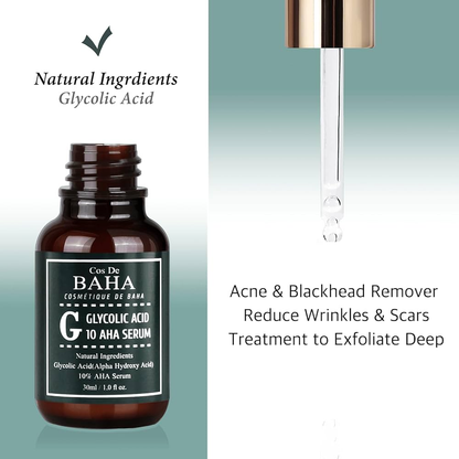 AHA Glycolic Acid 10% Serum with Witch Hazel