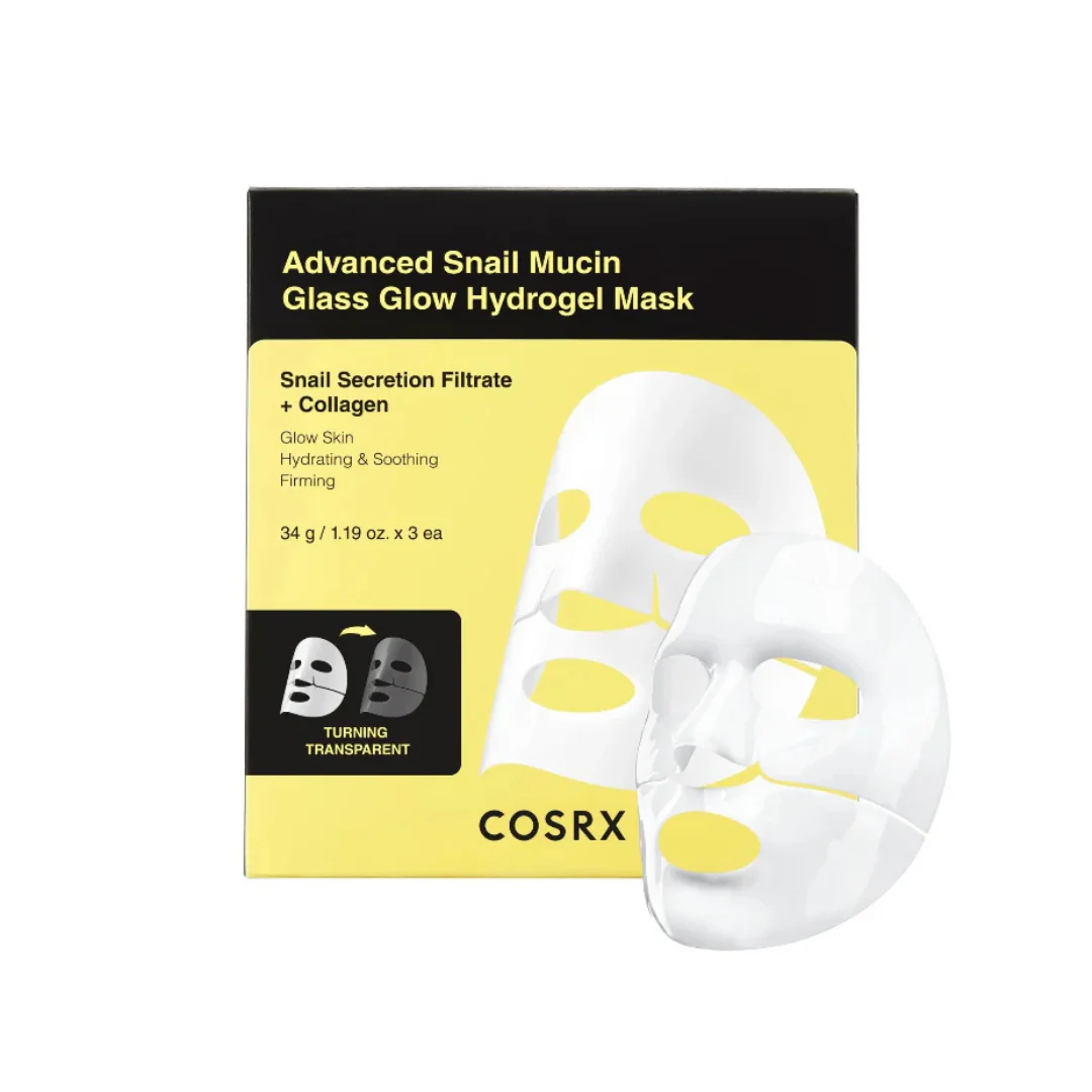 Advanced Snail Mucin Glass Glow Hydrogel Mask