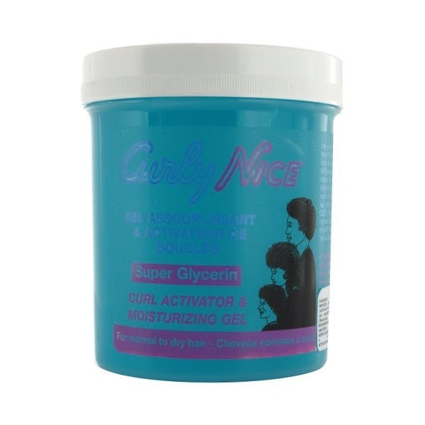 Curly Nice Super Glycerin Gel Assouplissant Cheveux Normaux 450ml