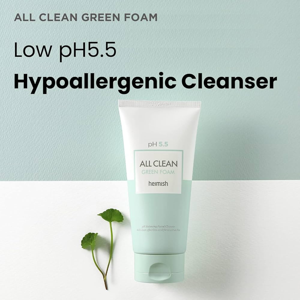 All Clean Green Foam Nettoyant Visage Doux Hydratant