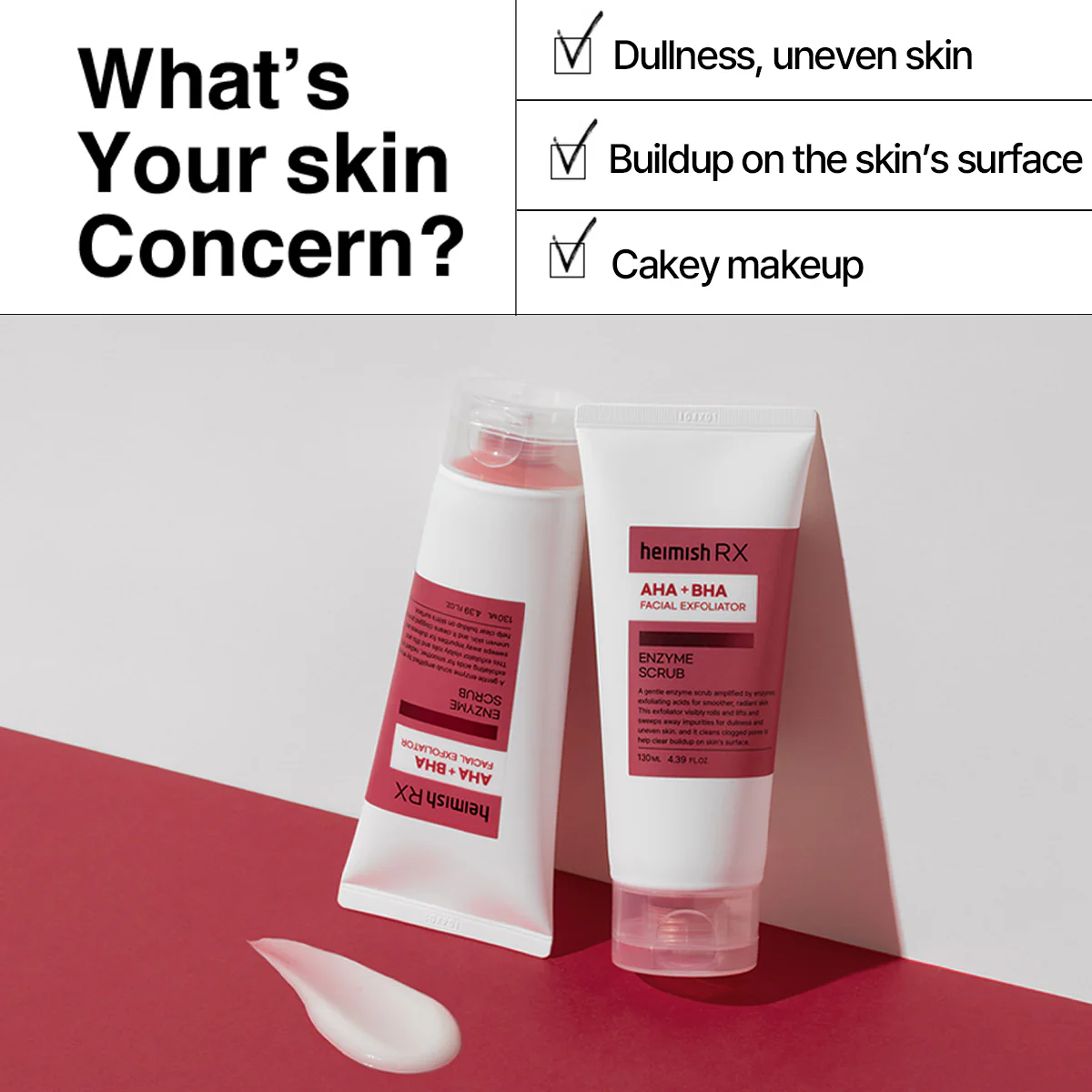 Rx AHA BHA Enzyme Scrub – Facial Exfoliating Scrub