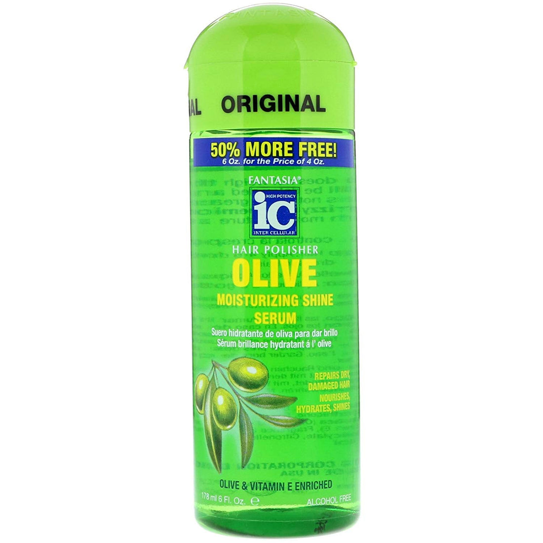 IC Fantasia Hair Polisher Olive Moisturizing Shine Sérum 178ml