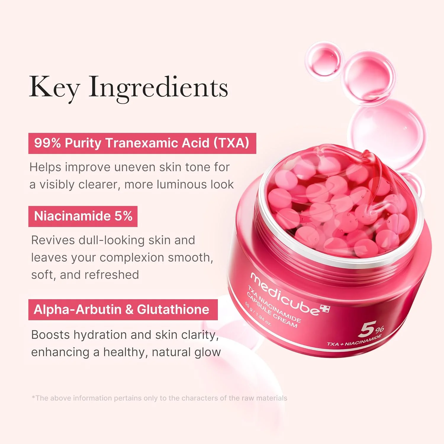 TXA Niacinamide Capsule Cream Dual Radiance
