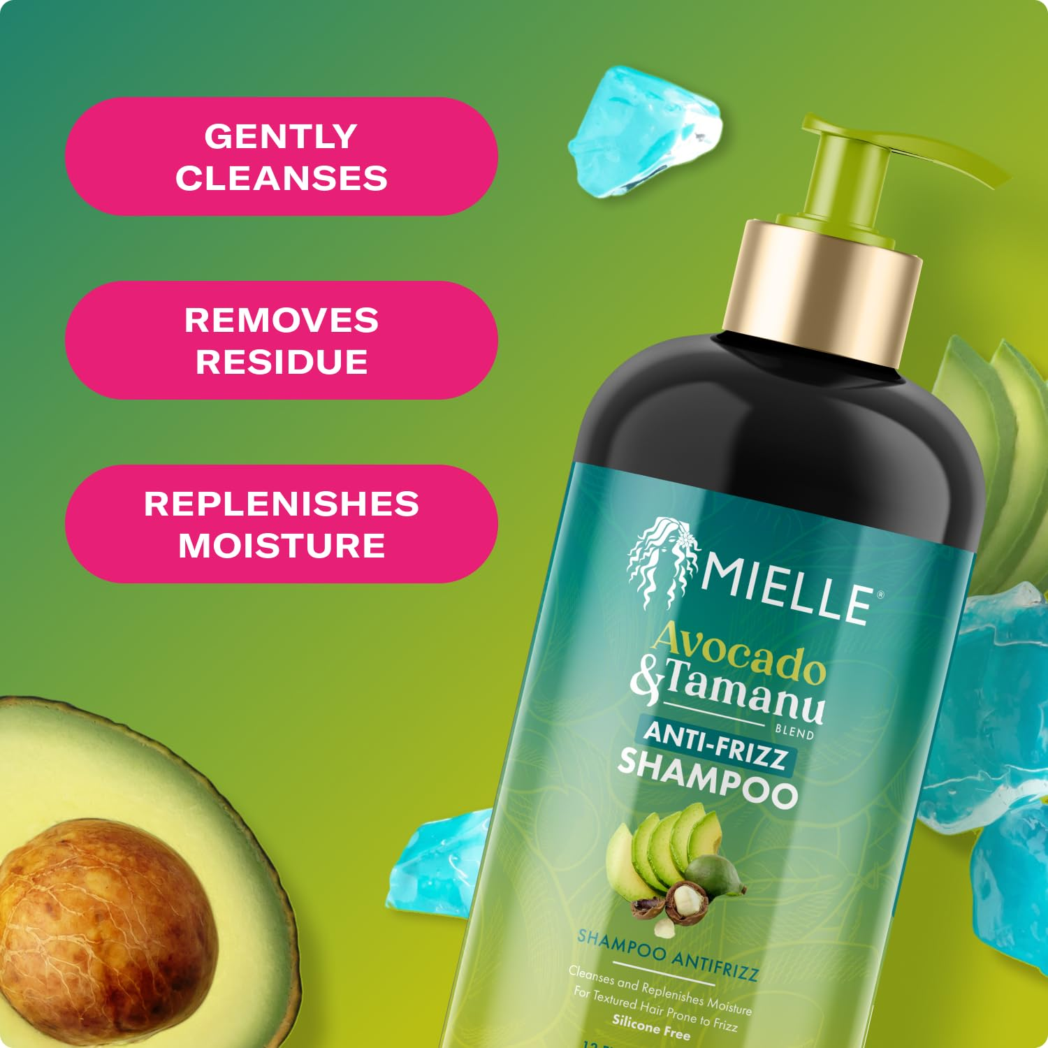 Avocado &amp; Tamanu Anti-Frizz Shampoo