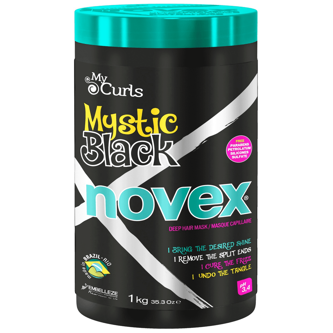 Novex Mystic Black Masque Capillaire 1kg